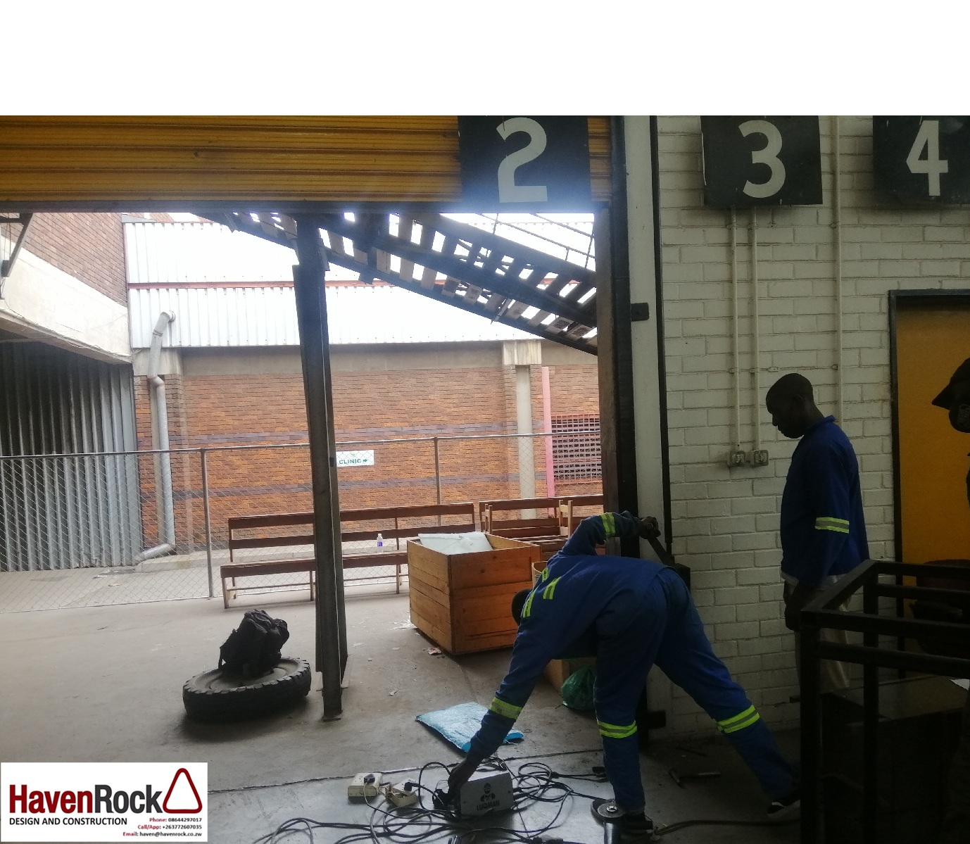 Entrance gate & boundary